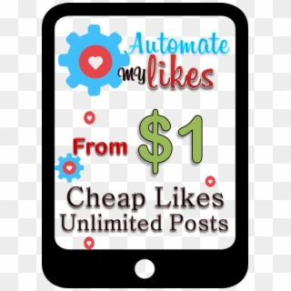 Cheap Automatic Instagram Likes Unlimited Posts - Illustration Clipart