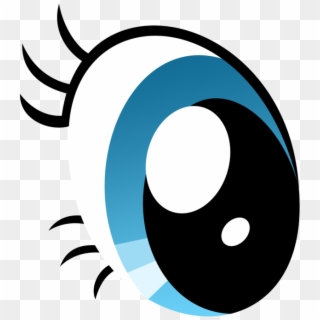 Clip Freeuse Library Blue Eyes Closed Eye Google Pencil - Pinkie Pie Eye - Png Download