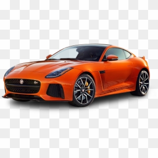 Orange Jaguar F Type Svr Coupe Car Png Image Clipart