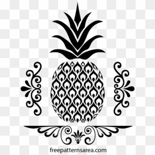 Drawing Pineapple Pen - Vector Pineapple Svg Clipart