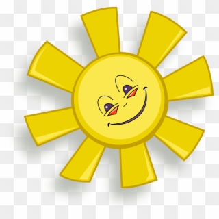 Small - Happy Sun Clipart
