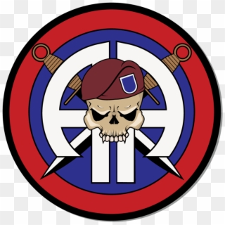 82nd Double Aa's And Skull Drink Coaster - Emblem Clipart