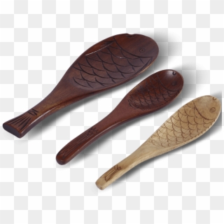 Wind Seasons Solid Wood Tableware Wooden Spoon Fish - Wooden Spoon Clipart