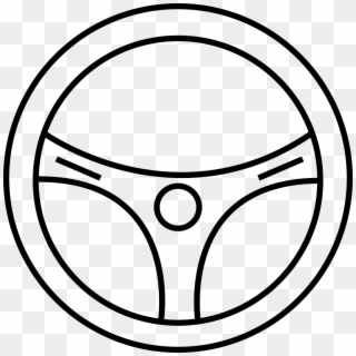 980 X 980 5 - White Steering Wheel Png Clipart