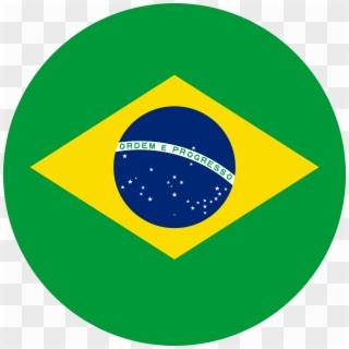 Br Icon - Brazil Flag Icon Round Clipart