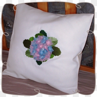 Hydrangea Fabric Flower Pillow - Tote Bag Clipart