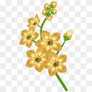 Yellow Flowers Transparent Background Clipart