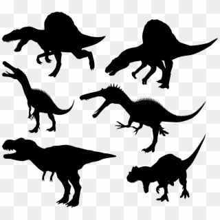 Dinosaur Silhouette Png - Hinh Khung Long Allosaurus Clipart