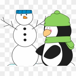 Snowman Clipart Penguin - Free Winter Clip Art - Png Download