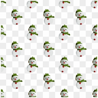 Seamless Pattern Big Image Png Ⓒ - Snowman Pattern Png Clipart