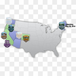 United States Map Six-pack Challenges - Us Average Snow Depth Map Clipart