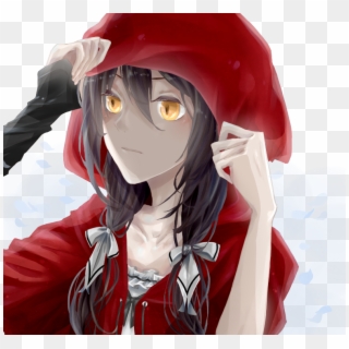 Anime Black Hair Red Eyes Photo - Anime Girl With Red Hair And Gold Eyes Clipart