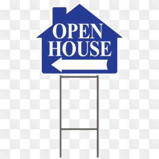 Open House W/frame - Open House Sign Clipart