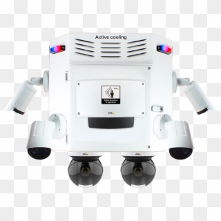 Dotworkz 2019 Bob Bi-ocular Box Dual Security Camera - Robot Clipart