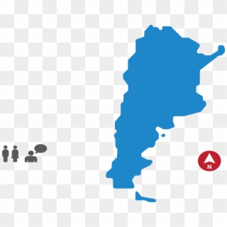 Flag Of Argentina Royalty - Mapa De Argentina Azul Clipart
