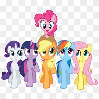 My Little Pony Characters Png Transparent Image - My Little Pony Group Clipart