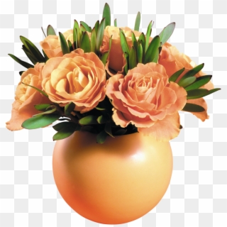 Yellow Rose Vase Transparent Png Picture Clipart