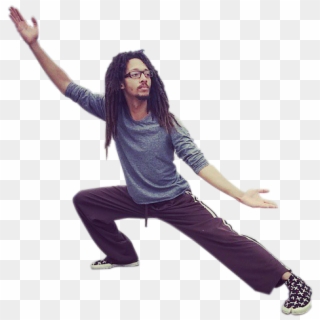 Personguy With Dreadlocks - Jumping Clipart