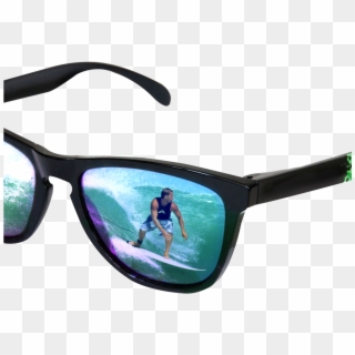 Sunglasses With Surfer Reflection Png Image - Sunglasses Clipart