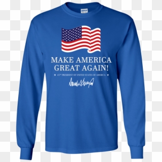 Make America Great Again Trump Long Sleeve T-shirt - Shirt Clipart