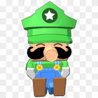 Animated Version Of My Old Luigi He Can Shoot A Fireball - Cartoon Clipart
