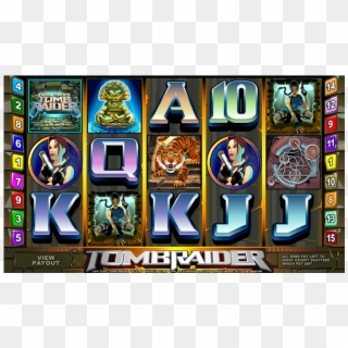 The First Of Tomb Raider Slots Has 5 Reels, 15 Paylines - Jackpot City Casino Slot Games Clipart