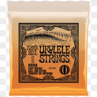 Ukulele Ball End Nylon Strings Clear Front - Ernie Ball Regular Slinky Clipart