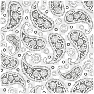 Applying The Clipping Mask To The Paisley Pattern - Paisley Design Paisley Transparent Background - Png Download