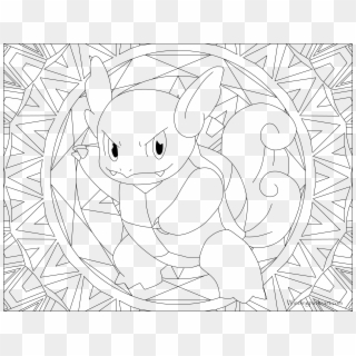 Free Coloring Page - Wartortle Coloring Page Clipart