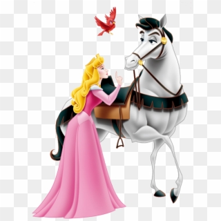 *princess Aurora &amp - Aurora Sleeping Beauty Horse Clipart