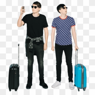 Dan And Phil Go Outside - Hand Luggage Clipart