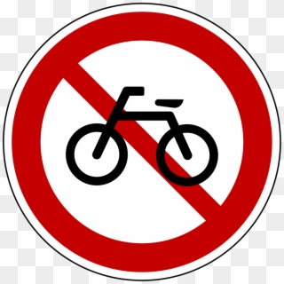 En Venecia El Uso De Bicicleta Está Prohibido - No Id Sign Clipart