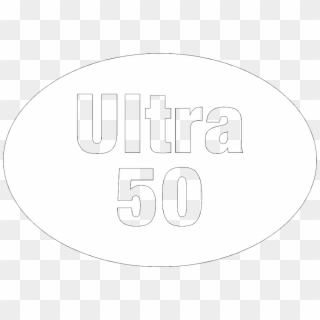 Ultra 50 White - Circle Clipart