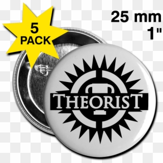Game Theory Logo Png - Pin-back Button Clipart