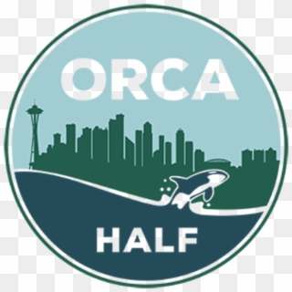 Orca Half Marathon - Seattle Half Marathon 2019 Medal Clipart