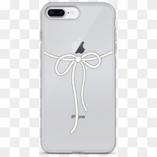 White Bow Iphone Case - Mobile Phone Case Clipart