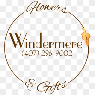Windermere Flowers & Gifts - Calligraphy Clipart