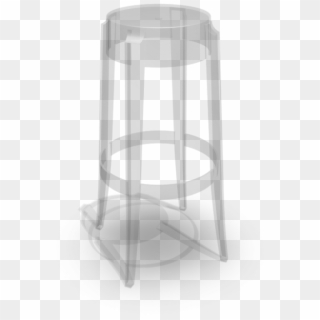 Charles Ghost Bar Stool By Kartell - Bar Stool Clipart