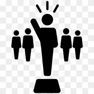 Icon 50801 - Leadership Clipart Black And White - Png Download