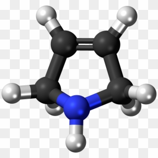 Pyrroline Molecule Chemistry Atoms 867212 - Phan Tu Hoa Hoc Clipart