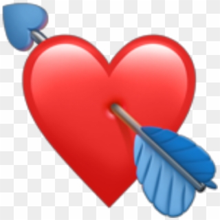 Red Emoji Heart Redheart Cupidon Redemoji Arrow Heartan Clipart