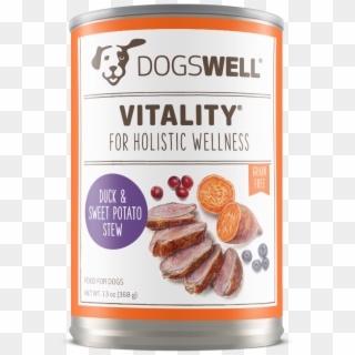 Vitality Duck And Sweet Potato Canned Dog Food - Dog Food Clipart