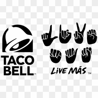 Taco Bell Live Mas Logo Png Royalty Free Stock - Taco Bell Logo 2018 Clipart