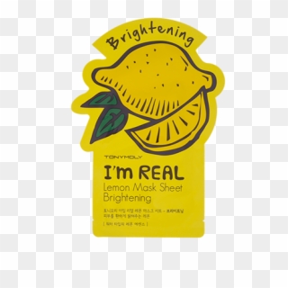 Tonymoly I'm Real Mask Lemon - Am Real Lemon Mask Sheet Brightening Clipart