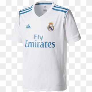 Front - Real Madrid White Jersey Clipart