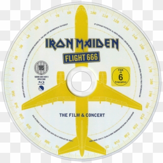 Flight 666 Bluray Disc Image - Iron Maiden Flight 666 Cd Clipart