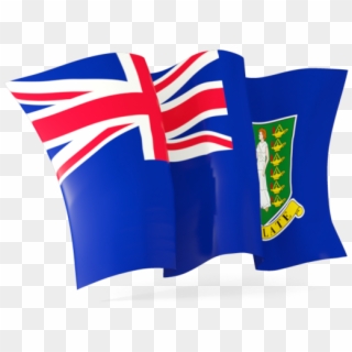 3d British Virgin Islands Flag - Cayman Island Waving Flag Clipart