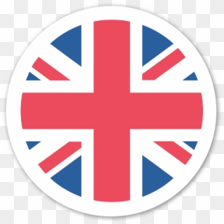 Uk Flag Sticker - English Flag Png Clipart