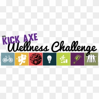 Kick Axe Wellness Challenge - Graphic Design Clipart