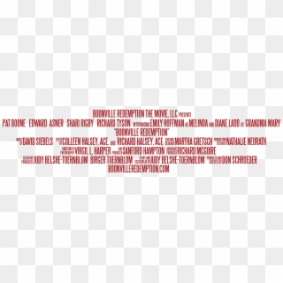 2448 X 616 24 - Movie Title Credits Png Clipart